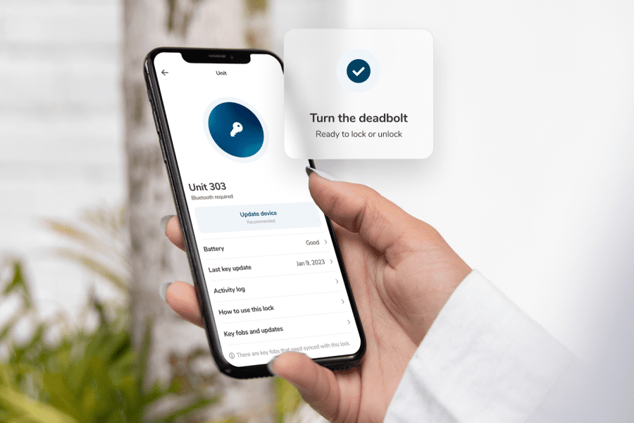 App-Only access improves property security and efficiency.