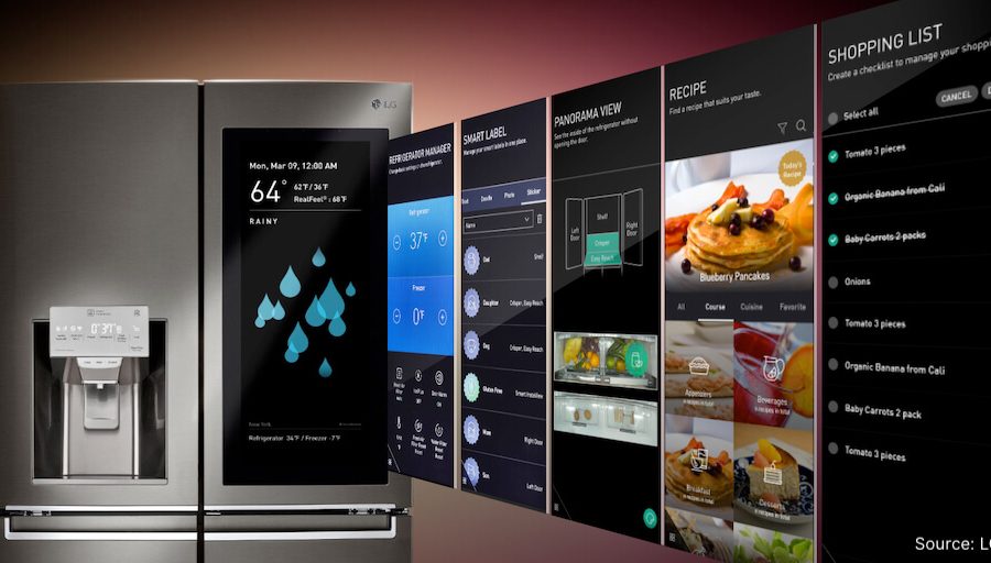 lg smart appliances homebase
